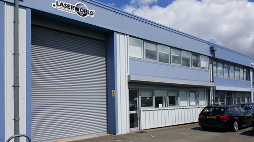 Laserworld UK Office building 500